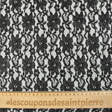 Dentelle polyester Leilani noir