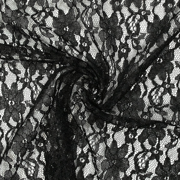 Dentelle polyester Leilani noir
