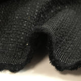 Tweed de laine mélangée Nelly noir
