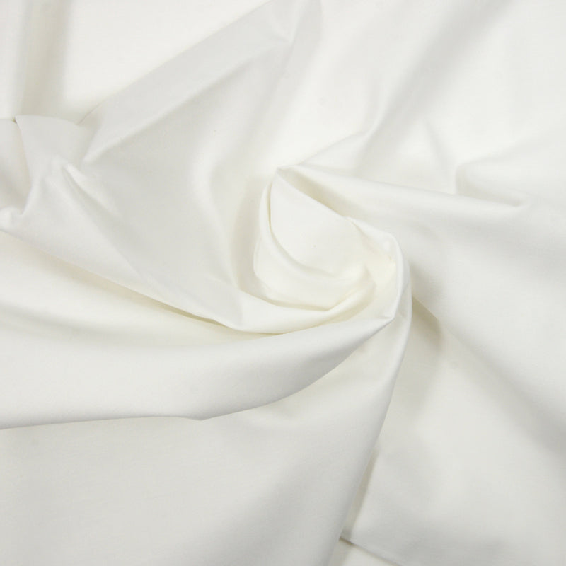 Satin de Coton blanc