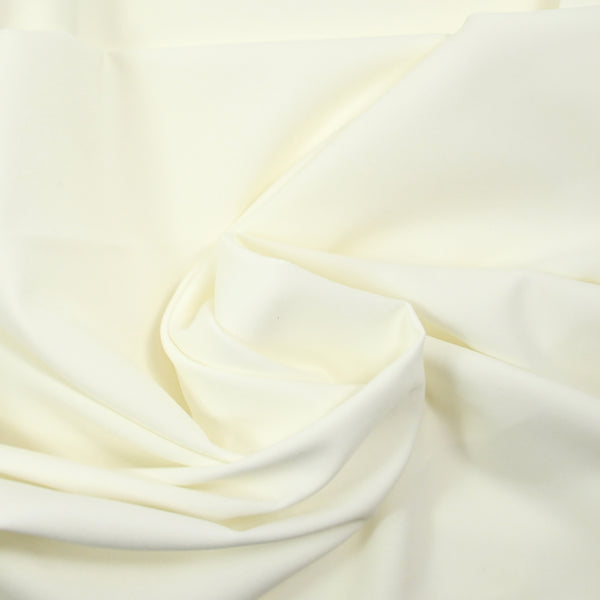 Crêpe de polyviscose blanc neige