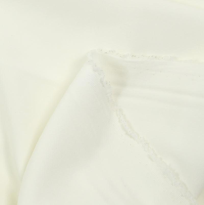 Crêpe de polyviscose blanc neige