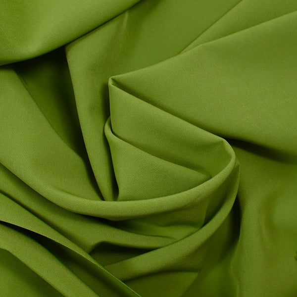 Crêpe polyester lourd vert