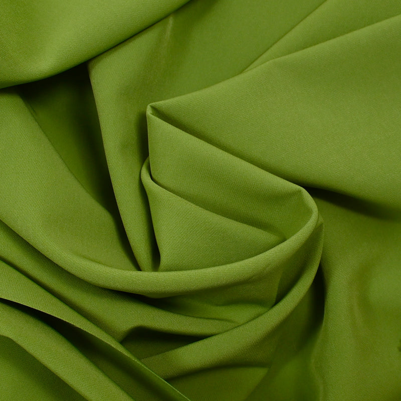 Crêpe polyester lourd vert