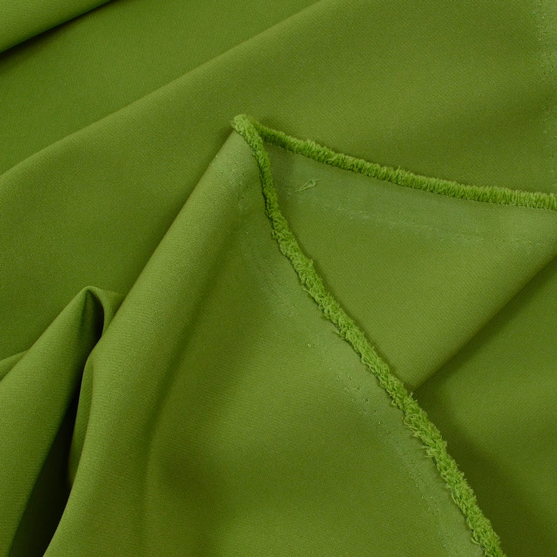 Crêpe polyester lourd vert