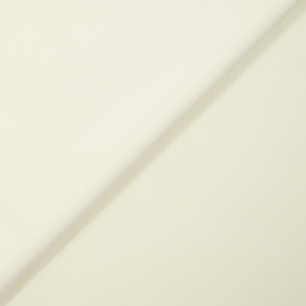 Crêpe polyester lourd blanc cassé