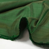 100% tafetán de seda a rayas verde bosque