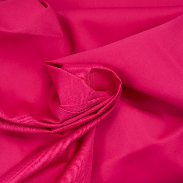 Gabardine polycoton fuchsia