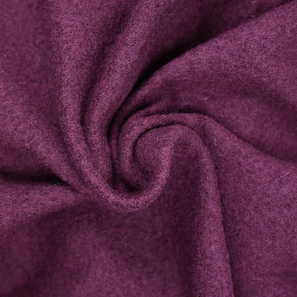 100% Laine bouillie violet