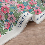 Algodón Liberty ® Dahlia Dream rosa y azul al metro