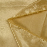 Crêpe satin polyester doré foncé
