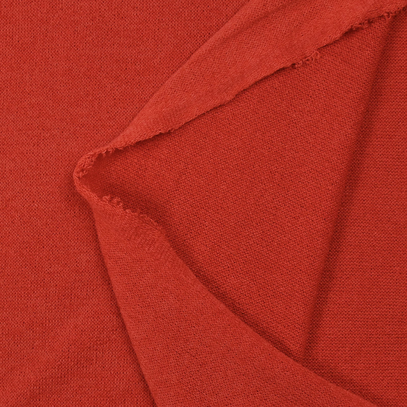 Maille de polyester rouge feu