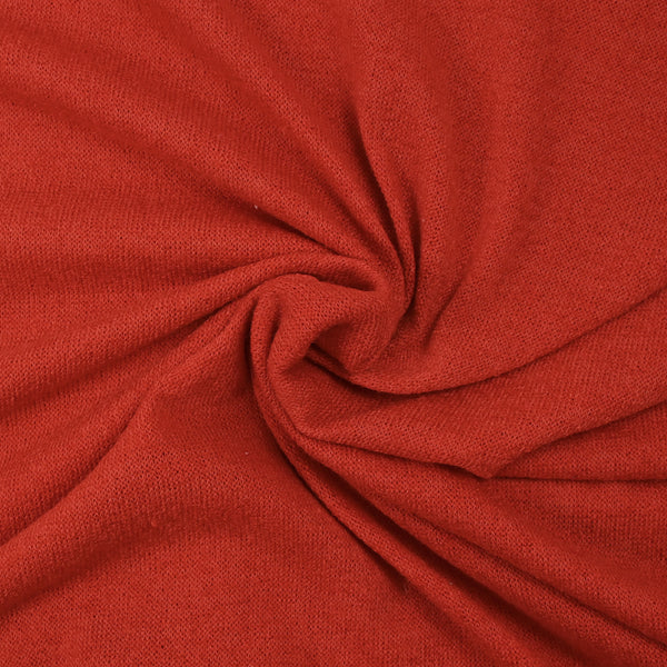 Maille de polyester rouge feu