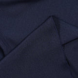 Crepé de China de poliéster azul oscuro