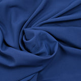 Crêpe de chine polyester indigo foncé
