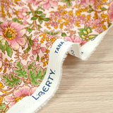 Coton liberty ® Vine Garden rose fond rose pâle au mètre
