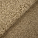 Bombardier suédine craquelée noir envers mouton taupe