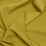 Chartreuse green polyester crepe de chine
