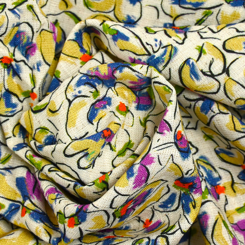 Pull IVKO Imprimé Fleurs Vert Pastel En Viscose - Coupe Détendue - Neuf Avec étiquettes