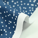 Fondo azul de Poplin Confetti de algodón impreso