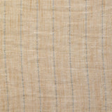Chambray rayure Lurex Manon fond sable