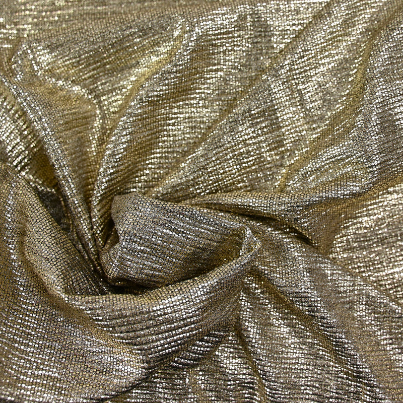 Jersey de polyester reptile doré