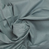 Coton imprimé pois 1mm fond gris bleuté
