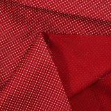 Coton imprimé pois 1mm fond bordeaux