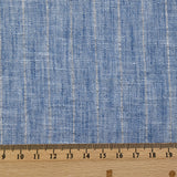 Chambray rayure Lurex Manon fond bleu