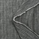 Chambray stripe Lurex Manon anthracite background