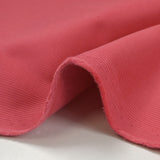 Velours côtelé de coton 2 mm rose framboise