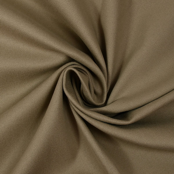 Gabardine de coton beige