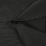 Polycoton satiné noir