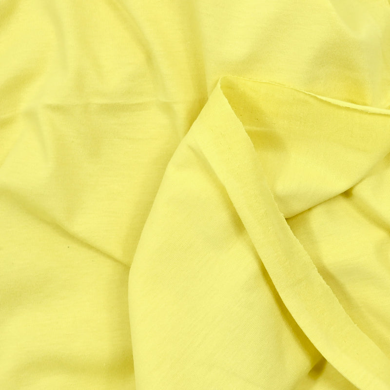 Jersey de coton flammé jaune