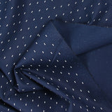 Coton imprimé noeud de papillon fond marine