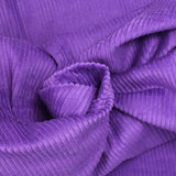 Cotton ribbed velvet 5 mm purple