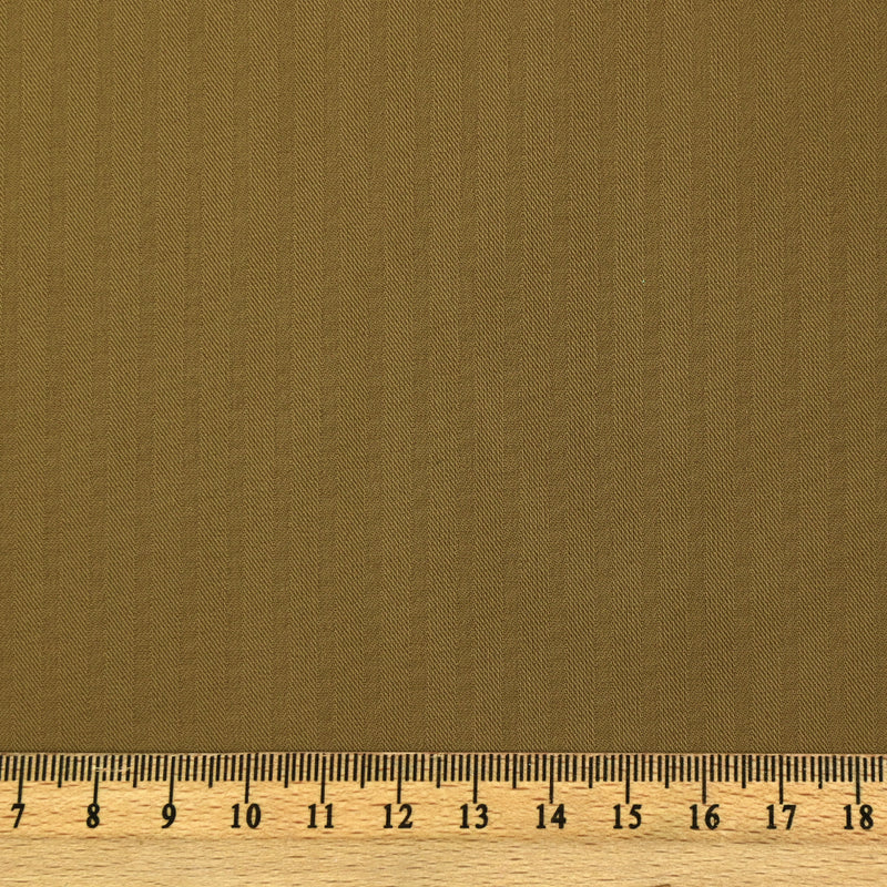 Polyester fines rayures ton sur ton mordoré