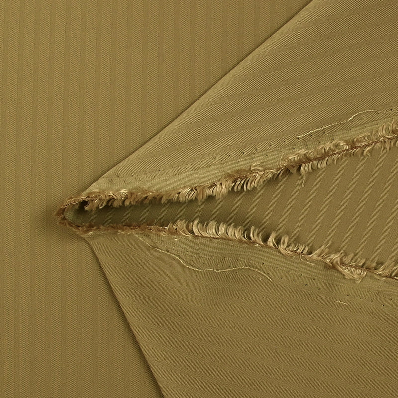 Polyester fines rayures ton sur ton mordoré