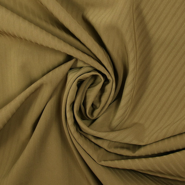 Polyester fines rayures ton sur ton mordoré