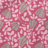 Sudadera con peluche de campana de otoño gris con fondo rosa