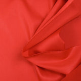 Popeline de coton rouge coquelicot