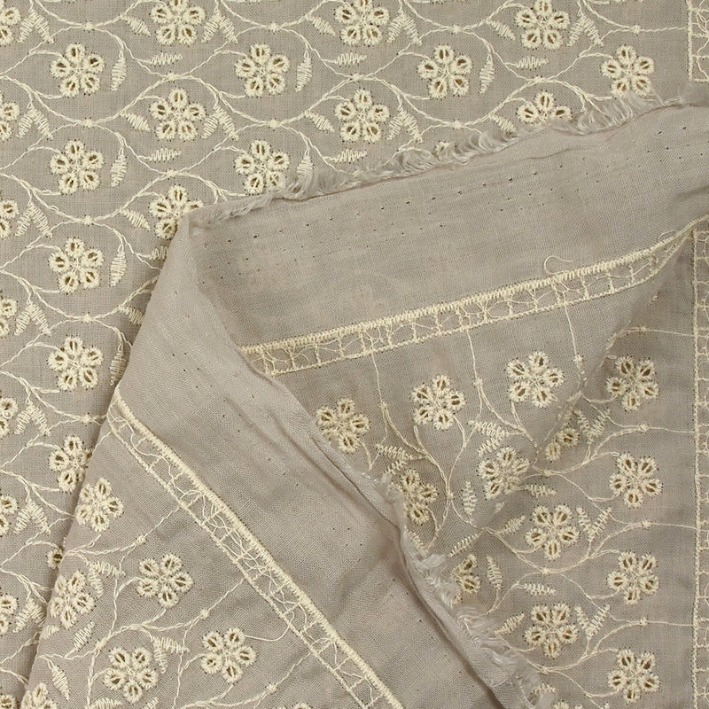 Broderie anglaise Angela grège