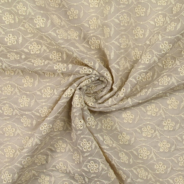 English embroidery Angela Grège