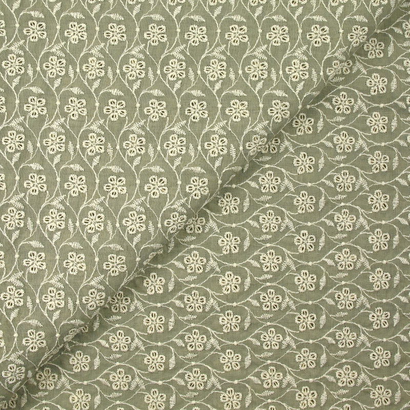 Broderie anglaise Angela kaki