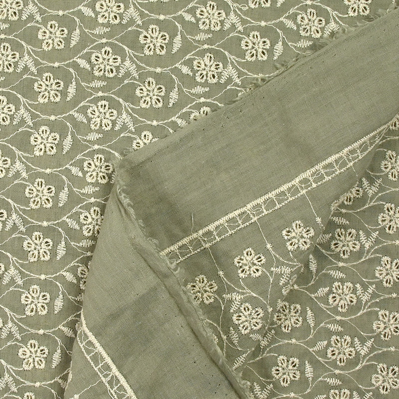 Broderie anglaise Angela kaki