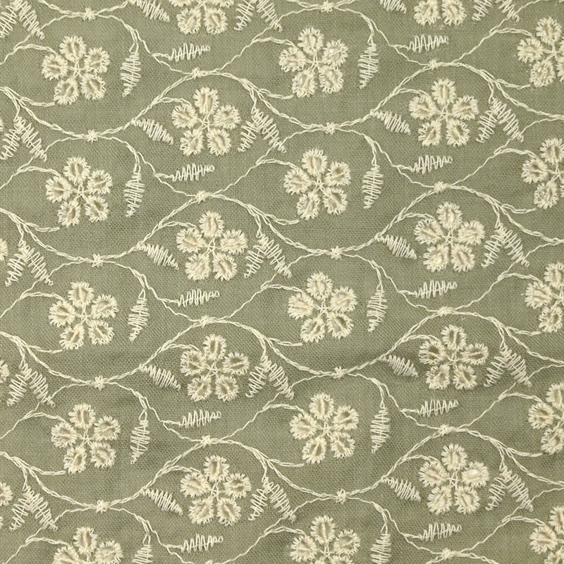 Broderie anglaise Angela kaki