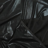 Fine iridescent raven black jersey