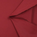 Popeline de coton rouge cerise