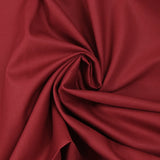 Popeline de coton rouge cerise