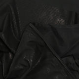 Jersey fin irisé noir effet cuivre
